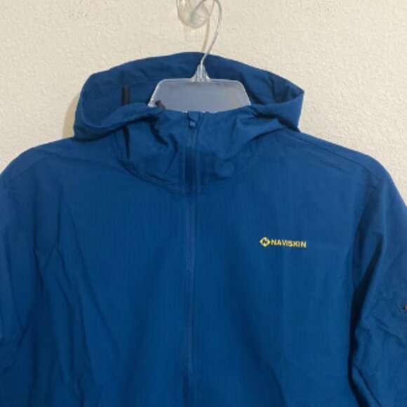 NAVISKIN Women's Packable Water Repellent Hooded Lightweight Windbreaker Jacket - Picture 3 of 9